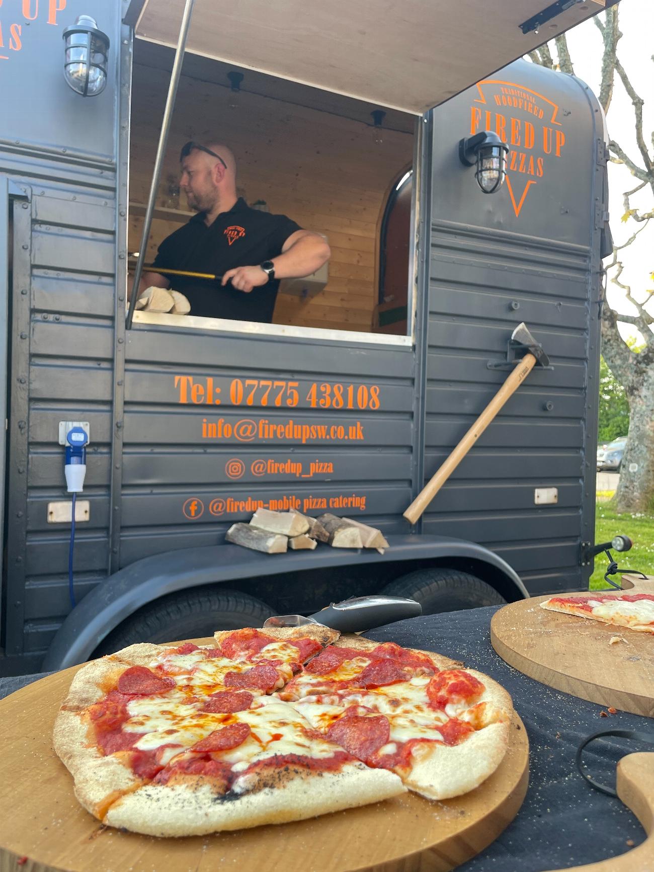 Mobile pizza van in Devon, Somerset and Cornwall | Fired Up | Gallery gallery image 2